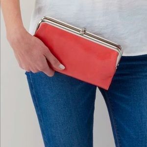 HOBO lauren leather double clutch
